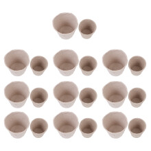 100St Papierpulp Kiemcups Voor Gezonde Groei in De Tuin