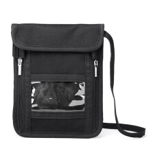 rfid-blokkerende paspoorthouder met nekportemonnee en telefoonhouder