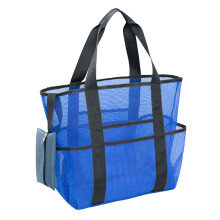 Mesh Strandtasche Reise Schulter Spielzeugregal