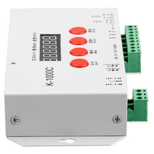 5X K-1000C Controller K1000C WS2812B WS2811 APA102 T1000S WS2813 LED 2048 Pixel Programm Controller DC5-24V 2