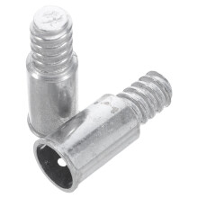 2 stück aluminiumlegierung bürsten-verlängerungsstangen-adapter 19+22 mm