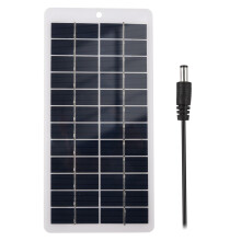 5W 12V Polycrystalline Solar Panel Portable Solar Power Mini High Efficiency Solar Module with DC Port