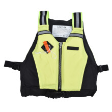 Chaleco salvavidas de pesca extragrande para snorkel, reflectante, cómodo, de gran capacidad, no profesional, para surf, verde.