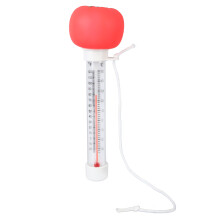 Swimming Pool Floating Thermometer Decorative Accurate Floating Water Temperature Meter Gauge Tomato Shape