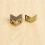 Metal Shelf Support 90 Degree Right Angle Bracket 72Pcs Brass Tone 6