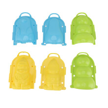 Snow Molds Toy Kit Plastic DIY Interesting Cute Shape Beach Toy Sand Mold for Kids Outdoor Activities B