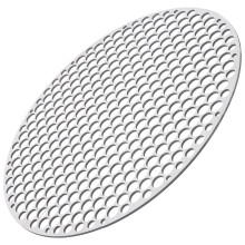 grillbackblech aus edelstahl mit fettablauf für backen und grillen