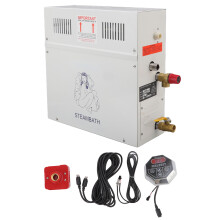 Gerador de vapor de 6 kW 220-240 V para sistema de chuveiro doméstico e sala de vapor.