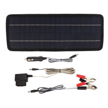 Chargeur de batterie de voiture solaire 10 W 12 V, étanche, kit de panneau solaire 10 watts, chargeur OBD pour voiture