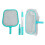 Swimming Pool Net Plastic Fine Mesh Efficient Cleaning Leaf Rake with Telescopic Rod for Garden 1
