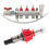 36 Pcs Underfloor Heating Manifold Flow Meter, Visual Flow Monitoring Regulator for Underfloor Heating Systems(1/2) 6