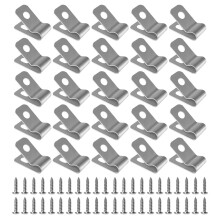 100Sets Aluminium Draadomheining Clips Zilver Voor Huis En Tuin Sterk