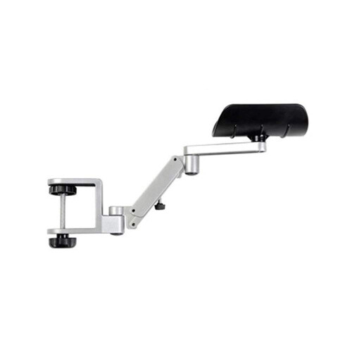 Adjustable Desk Extension Board, Ergonomic Arm Rest Support, Height Adjustable 12 cm, Silver