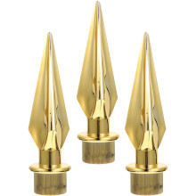 3Stk Flaggenkopf Aufsatz Kunststoff Gold Für Mast Outdoor