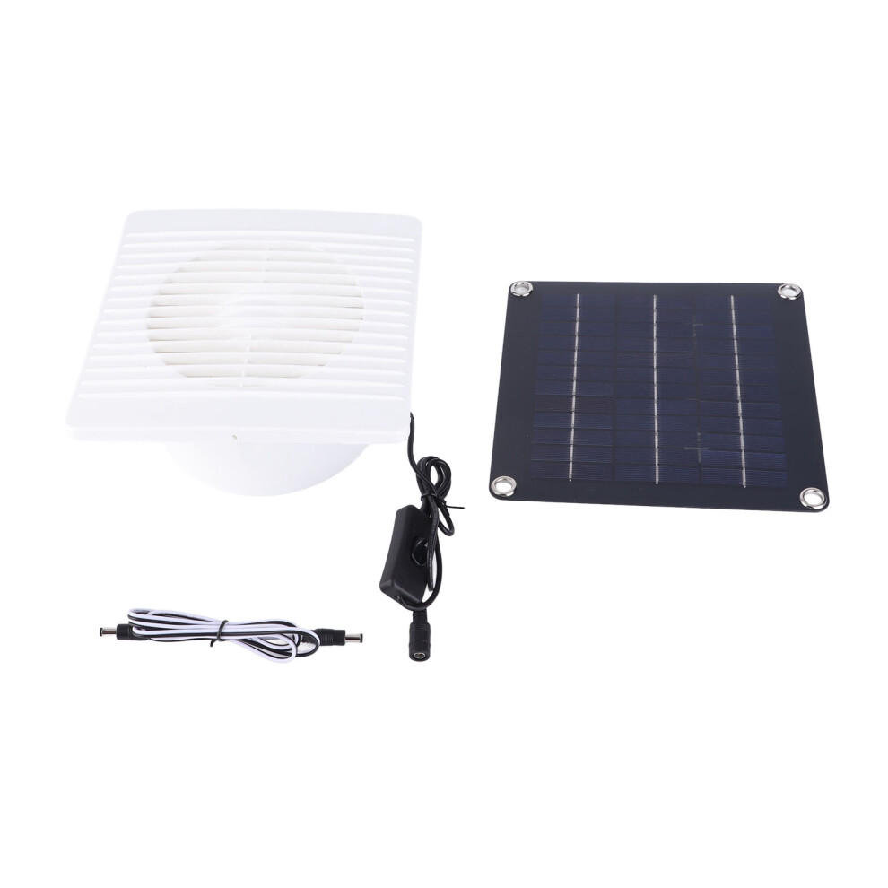 Solar Exhaust Fan Ip67 Waterproof 6 Inch Safe 10W 12V Solar Panel Fan For Chicken Coop Shed Pet House 3704500297577