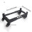 Adjustable Metal CPU Tower Stand with Locking Caster Wheels, SpaceSaving Desktop Computer Holder, Black Small 2