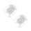 2Stück Braut Strass Perle Satin Tasche 4