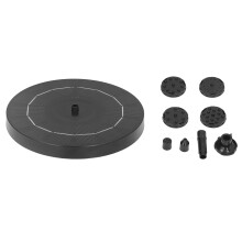 Fontaine solaire flottante 7V 2,5W avec pompe à eau solaire pour piscine, parc aquatique et jardin privé