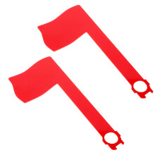 2Stk Universal Acryl Briefkastenflagge Rot Für Outdoor Holz & Metall