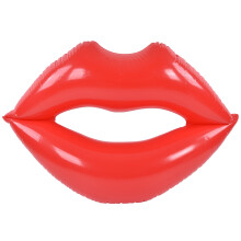Red Lips Float Bed Thickened Increase PVC Inflatable Red Lips Swimming Pool for Adult Beaches Parties
