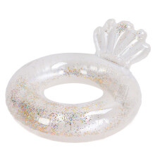 Kids Swimming Rings Thickened Environmentally Friendly PVC Inflatable Glitter Swim Rings for Children Swimming Pool