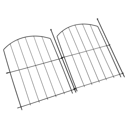 2Stk Robuster Eisendraht Gartenzaun Sichtschutz Für Balkon Und Hof