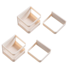2Stück Regenwasser-Ablauf-Regal Wandmontage Abtropfhalter Beige