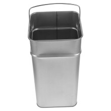 Outdoor Verzinkte Eisen Mülltonne Silber