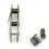 Aluminium sleutelhanger clip mapje zaktool groen 2