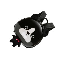 Cartoon Kinder Eierschalen Rucksack Hund Form Schulranzen Schwarz