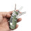 Aluminium sleutelhanger clip mapje zaktool groen 5