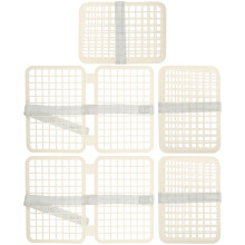 5Stk/Set Kleidungs Stapelplatte Kleiderschrank Organizer Kunststoff