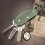 Aluminium sleutelhanger clip mapje zaktool groen 7