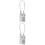 2Pcs Durable Zinc Alloy Tsa Approved Luggage Locks Silver Combination 6