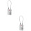 2Pcs Durable Zinc Alloy Tsa Approved Luggage Locks Silver Combination 7