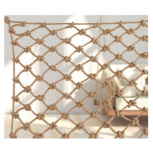 Hemp Rope Safety Net for Balcony and Garden, Durable Woven Decorative Climbing Net 1x2m