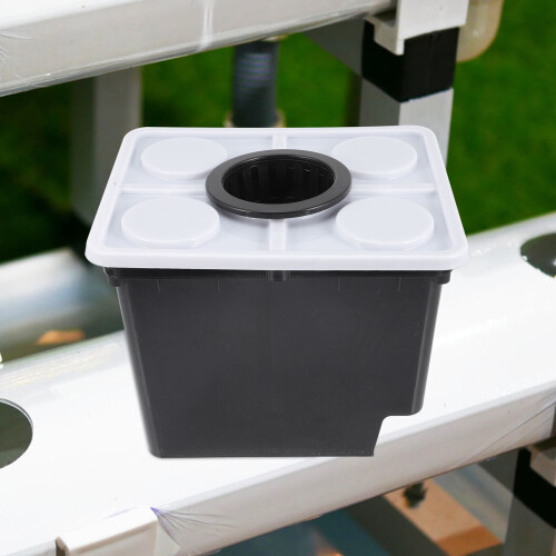 Hydroponik System Eimer Pflanzhalter Bodenlose Kultur Gemüse Eimer 2