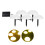 Solar Halbkugel Gartenlampe ABS Bunt Solarleuchte Gartendeko 5