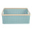Stackable Storage Baskets Blue Plastic 1pack Bathroom Use 1