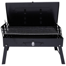 Juego De Parrilla Portátil Para Bbq, Ahumador Plegable De Carbón