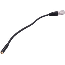 2X 0. Wire 3 Pin Xlr Male to 3.5mm Female Audio Connector Stereo Microphone Adapter