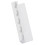 5Pcs Durable White Wall Mounted Key Storage Holder with Adhesive Tray 1