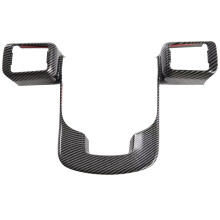 Steering Wheel Trim Cover for Hyundai Santa Fe 2024‑2025, Sporty Carbon Fiber Finish, Direct Fit Interior Upgrade