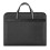 3Pièces Sac En Toile Noir À Plusieurs Compartiments Pour Documents 1