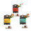 3Pcs Red Wooden Letter Box Multi-Purpose Hanging Storage Organizer 1