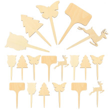 20 Pcs Basswood Plant Tags Funny Labels For Plant Identification
