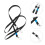 25Stk Alltag Lanyards Polyester Mit Sicherheitsverschluss Schwarz 5