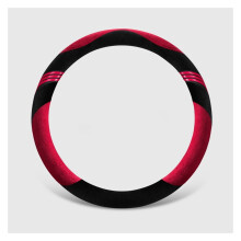 UltraThin Crystal Velvet Car Steering Wheel Cover Set, Warm Winter Comfort, Color 1#