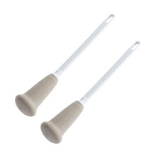 2Pcs Long Handle Sponge Brush For Glass Cup And Baby Bottle