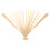 Cornice Ventaglio Mano in Bamboo Grezzo Khaki Per Artigianato 1